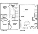 Discover your ideal space with the Guadalupe floor plan featuring three bedrooms and ample living areas.