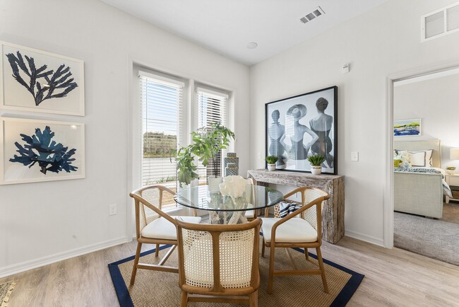 Designated dining spaces - so you can enjoy meals from home every day!