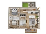 2 Bed/ 2 Bath