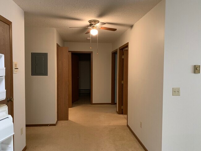 Hall with Laundry Closet - 605 Clay St Unit 2