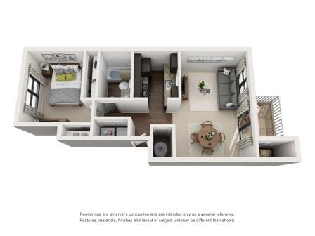 3D Furnished 1BR/1BA - Whispering Hills Apartments