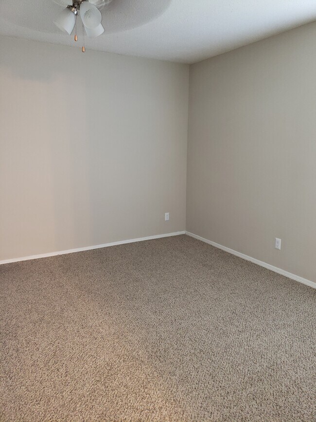 Bedroom with walk in closet
