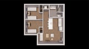 1 Habitación Doble, 1 Habitación Privada - B2 2x1