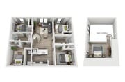 5 Bed, 2 Bath Loft