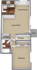 1 Bedroom 1 Bathroom