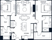B17PH | 2x2 PH | 1223 sq ft