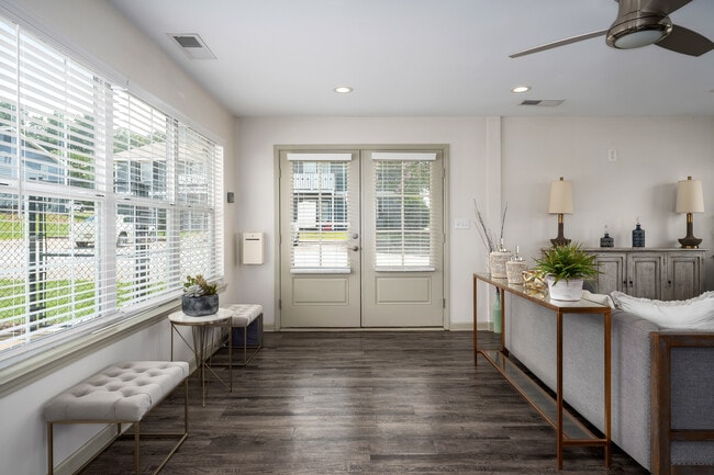 Enjoy time with neighbors in our furnished community room designed for comfort and socializing, professionally operated by Highlands Vista Group.