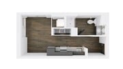 Studio 3D floor plan