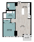 A5 | 1-Bedroom Floorplan