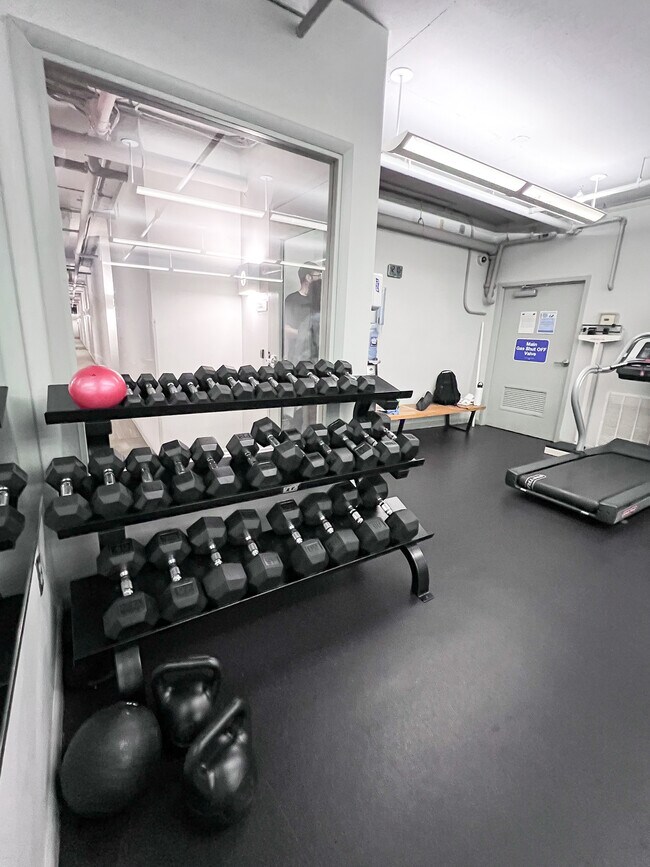Exercise Room with weights