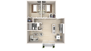 2 Bedroom X 1 Bathroom