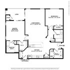 Cypress Creek - Tides - 1256 SF - 2B2B - 2D Floorplan