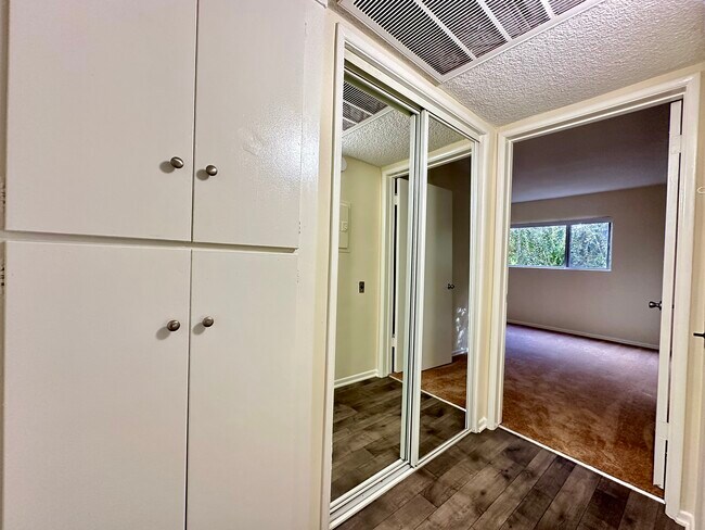 Linen cabinets/ closet hallway
