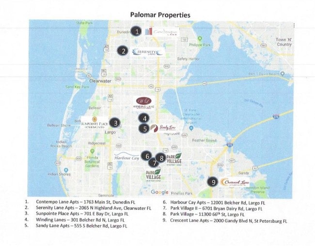 Palomar Properties in Pinellas County - Harbour Cay