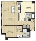 Nivel 9.2 - 2 habitaciones/2 baños