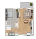 Alpine IL | 1x1 | 751 sf