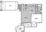 A3-ARECA, 1X1 821SF (WITH ATTACHED GARAGE)