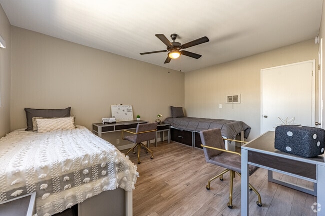 1 habitación, 1 baño - 549 pies cuadrados - Dormitorio