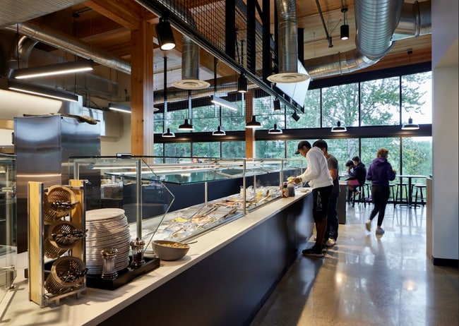 Terrace Dining Pavilion Buffet Line