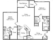 3BR/2BA