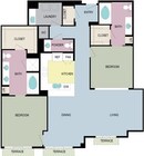 2B floor plan Broadstone Miracle Mile