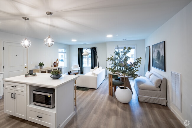 2BR, 2BA -1160SF - Kitchen / Living Room/Dining Room