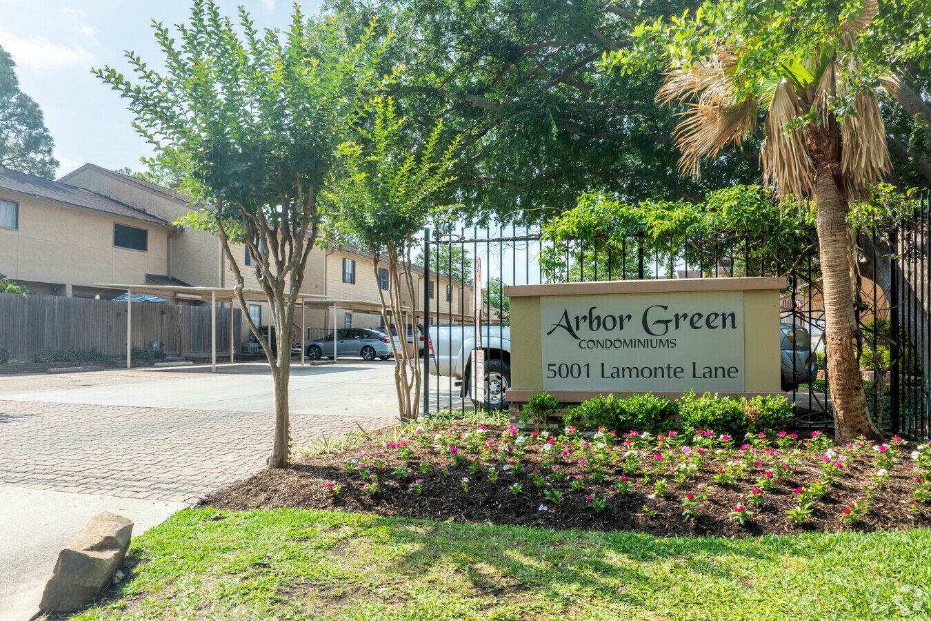 5001 Lamonte Ln - Entrance - Arbor Green Condominiums