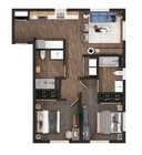 2 bed, 2 bath A2