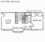 1BR/1BA