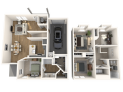 C1 floor plan Abrazo at Four Corners