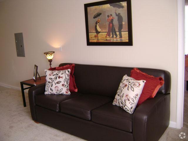 Living Room - The Edge Student Apartments