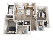 B1 - 2x2 Floorplan