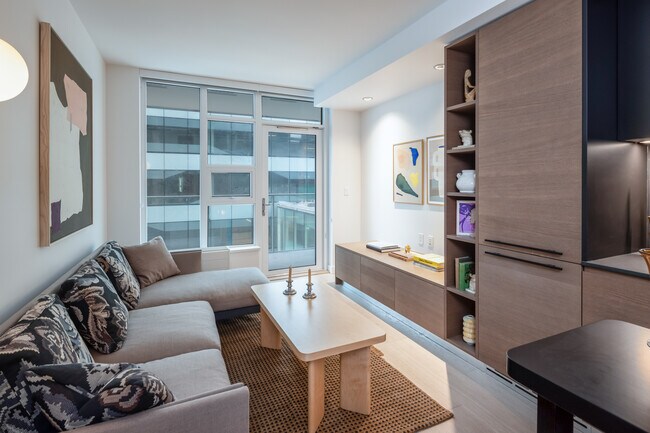 806 Living Room - One Burrard Place