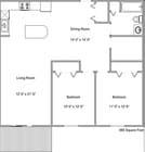 2BR/1BA
