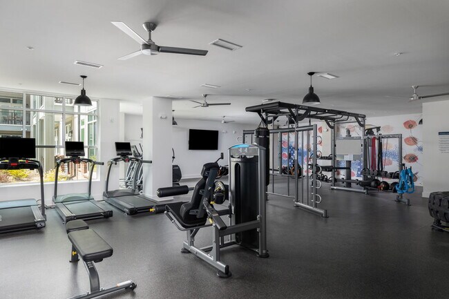 State of the Art Fitness Center - The Leo Loso Apartments