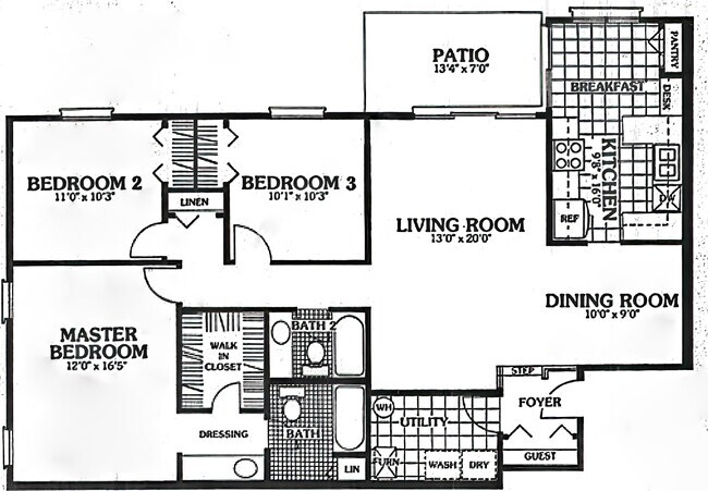 Excellent floorplan