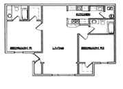 2BR/2BA