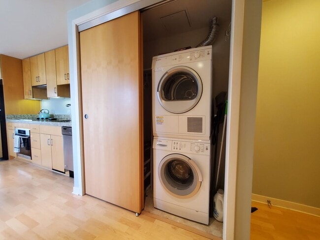 Photo - Downtown High-Rise Studio with parking and in-home laundry