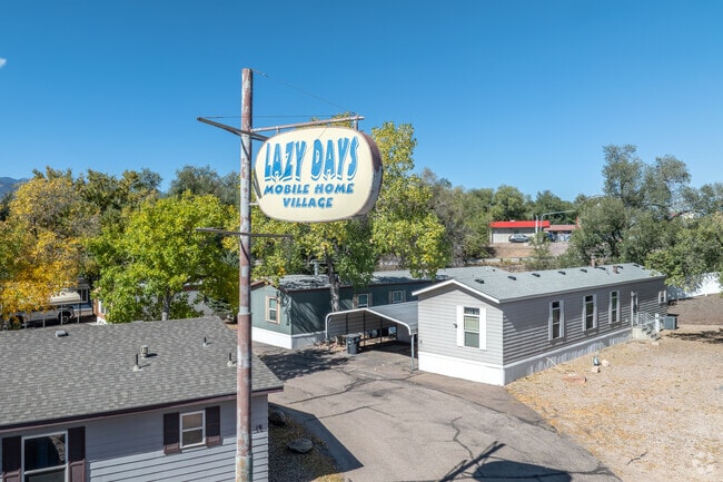 Signage - Welcome to Lazy Days Mobile Home Village!