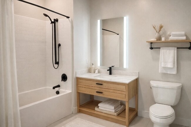 ADA Bathroom Style - One Park Apartments
