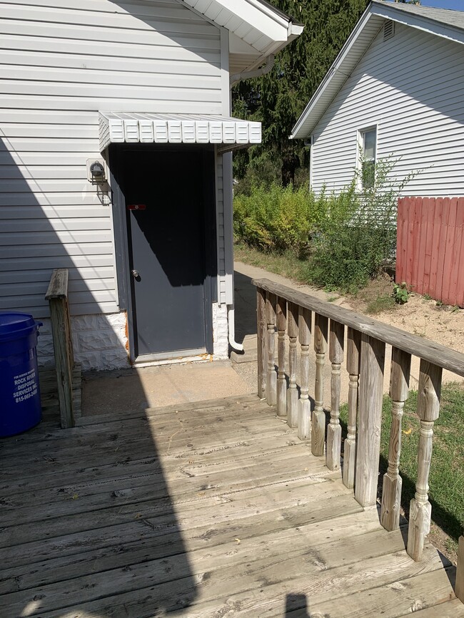 Deck and back door - 1741 Pershing Ave House