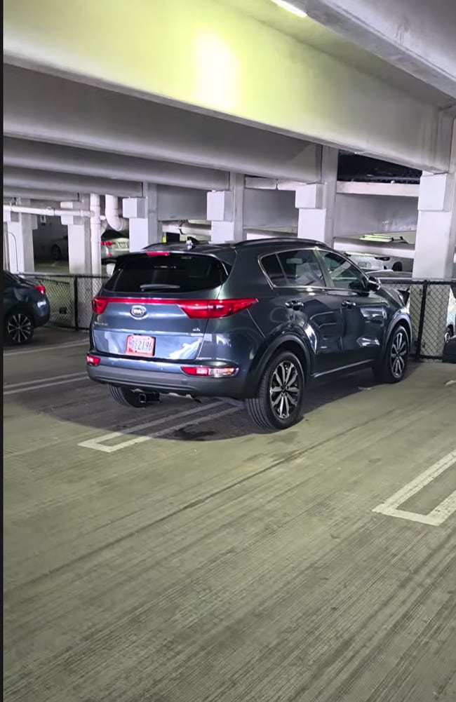 TWO parking spaces!