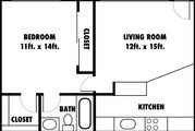 1BR/1BA