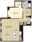 Nivel 32.0 - 1 dormitorio con estudio, 1 baño