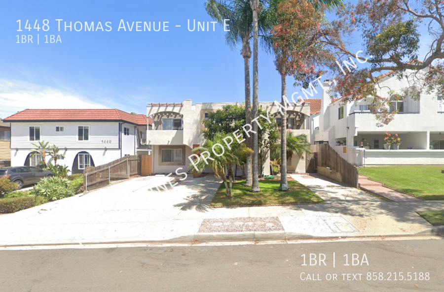 Coastal 1 Bedroom in Pacific Beach with Ba... - Coastal 1 Bedroom in Pacific Beach with Ba... Apartment Unit E