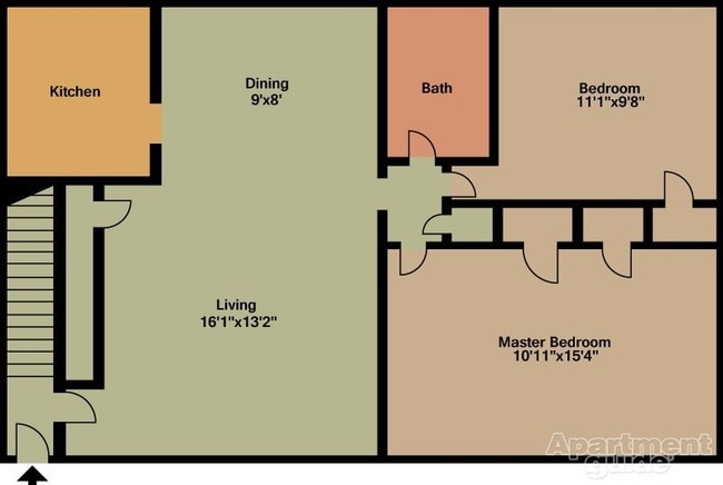 2 Bedroom Layout