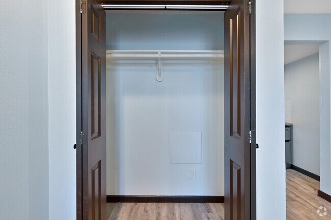 Studio, 1BA - 275SF - Closet - The Silhouette Apartments by UH Studios