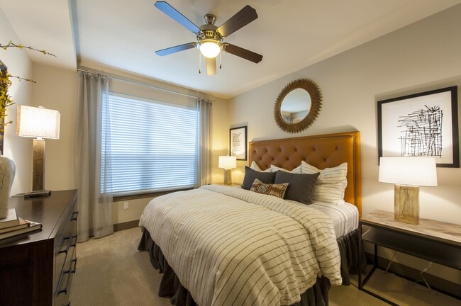 A cozy and calm bedroom retreat.