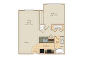 1BR 1BA