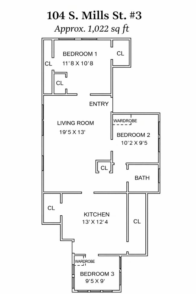 104 S Mills St Unit Entire Building